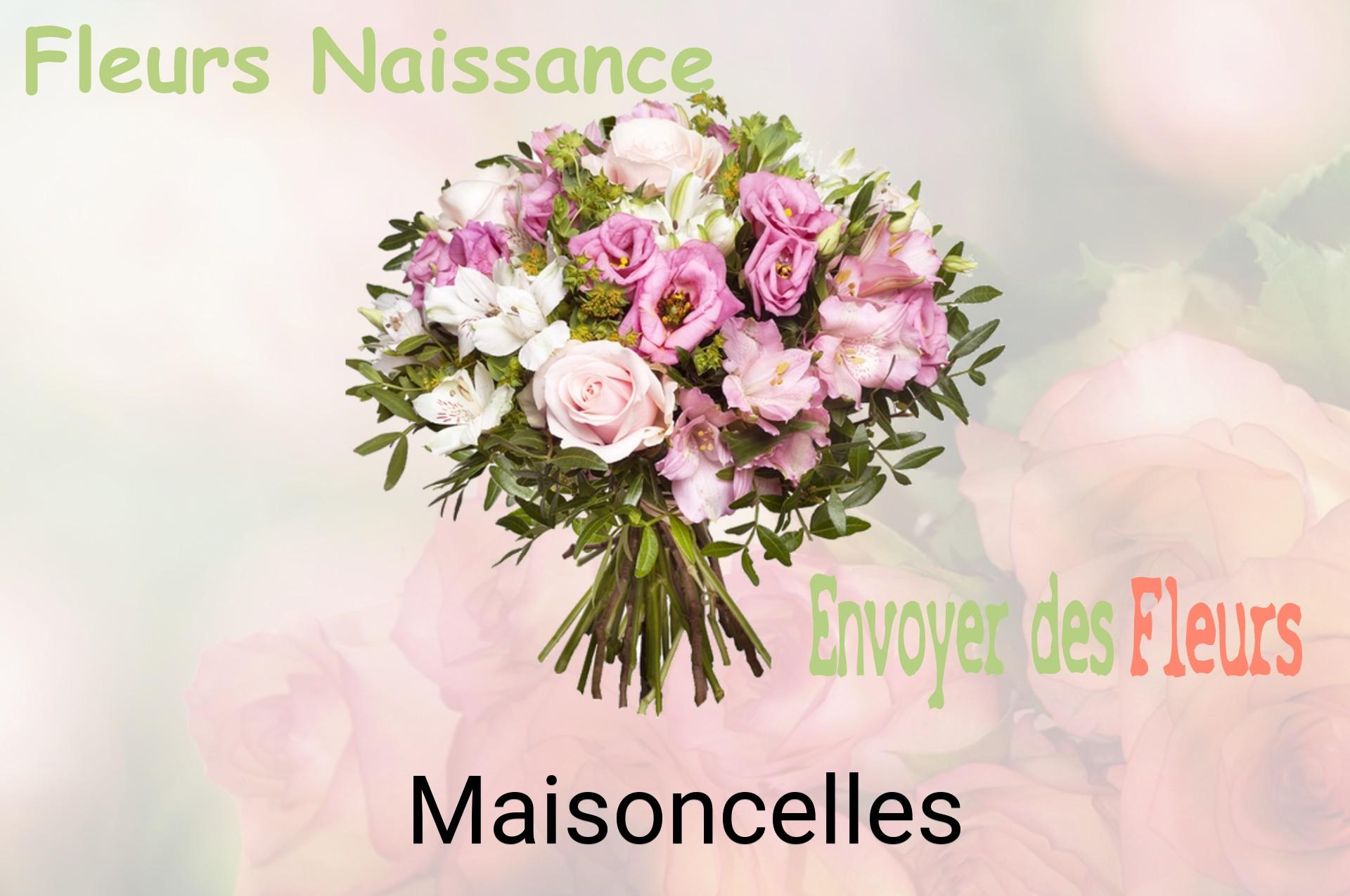 Bouquet de fleurs de naissance livré à Maisoncelles
